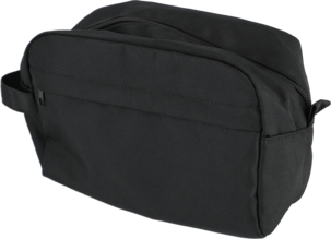 Toalettmappe til dame og herre, 23 x 15 x 10 cm, svart