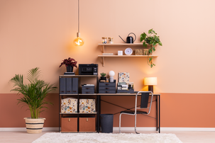 Leveä lehtikotelo 2 kpl, nahkakahva, tummanharmaa