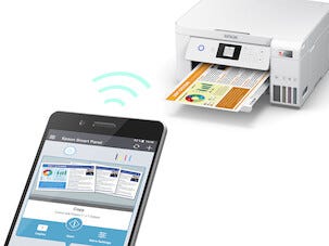 Epson Ecotank ET-2856 Tulostin, jossa skanneri ja LCD-näyttö