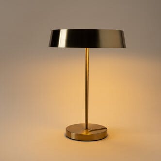 Cornelia Pöytävalaisin messinki, 45 cm, Northlight 