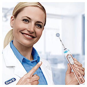 Sähköhammasharja Oral-B Genius X 20200S, Rose Gold
