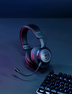 Deltaco gaming DH440 trådlöst headset med RGB