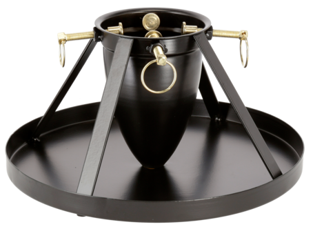 Julgransfot svart / guld