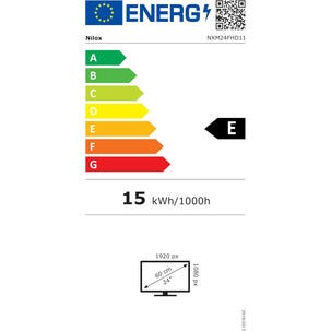 Nilox datorskärm 24 tum Full HD, VA