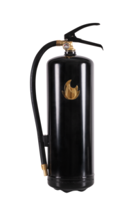 Housegard Design pulversläckare 55A, svart/guld, 6 kg