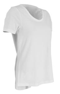 T-shirt dam, vit