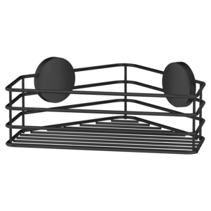 Beslagsboden duschkorg hörn självhäftande, rostfritt stål