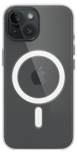 Mobilskal med MagSafe för iPhone 15, Apple Clear Case