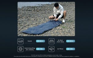 Nitecore AP10 ultrakompakt laddbar luftpump med LED