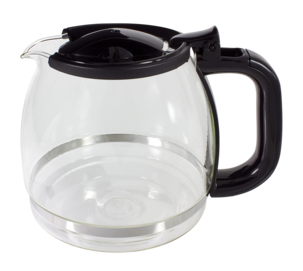 Lasikannu kahvinkeittimeen 44-4975, 1,25 l, musta