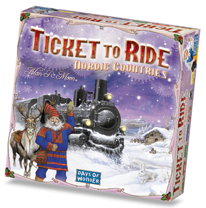 Ticket to Ride Nordic Countries brettspill, fra 8 år
