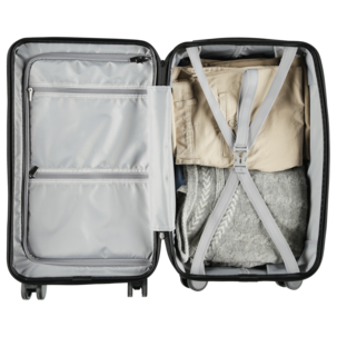 Trillekoffert med 4 hjul, bronse, 58,8 x 31,5 x 31,5 cm