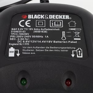 Black&Decker lader 9,6-18V 