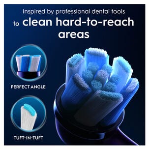 Oral-B iO Ultimate clean borsthuvud, svart