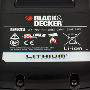 Batteri 18 V/2,0 Ah Black & Decker BL2018