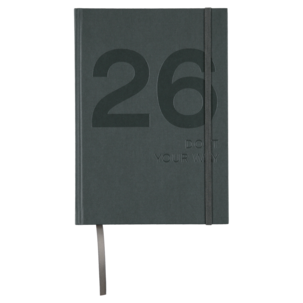 Ukekalender 2026 A5, grå