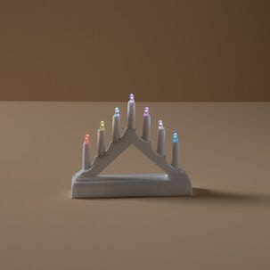 Batteridriven adventsljusstake bil RGB