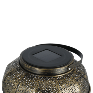 Northlight solcellslykta metall med handtag