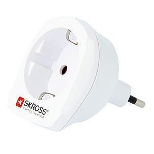 SKROSS reiseadapter Europe to Italy