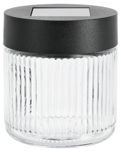 Solcellelykt glass Northlight, 8 cm