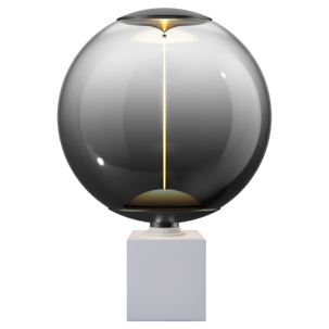 Smokey LED-globlampa E27 magnetiskt filament, 28 cm