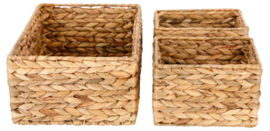 Säilytyskori ruskea, 3 kpl