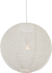 Northlight Ebba lampeskjerm til taklampe, lin, hvit