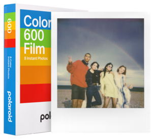 Polaroid 600 färgfilm med vit ram, 107 x 88 mm