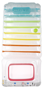 Badmadrass och loungestol 2-i-1, uppblåsbar, vuxen