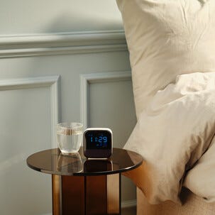 Vekkerklokke Cube med wake-up light, digital