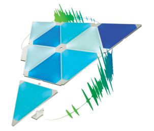 Nanoleaf Aurora Rhythm Smarter Kit, 9-pack
