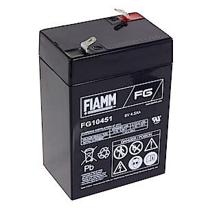 Batteri Fiamm 6 V/4,5 Ah AGM