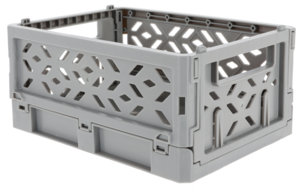 Sammenleggbar boks av resirkulert plast, XS 16,5 x 12 x 8 cm