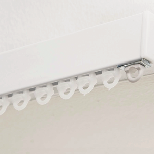 Glid till gardinskena Alex, vit, 10-pack