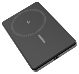 Trådløs magnetisk powerbank, 5000 mAh
