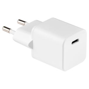 USB-C PD Laturi, jossa johto ja pidike, 1 m, 20 W