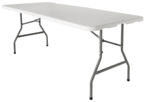 Hopfällbart bord utomhus, 180 x 73 cm