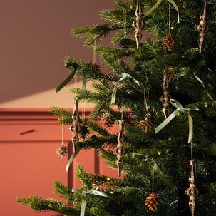 Juletrespir i plast 15 cm 6-pakning