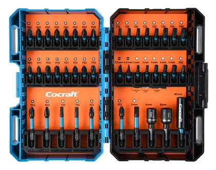 Cocraft bitssats Impact, 1/4 tum, 42 delar