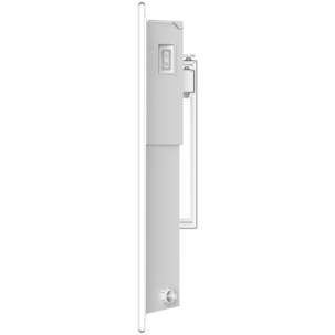 Vägghängt element med termostat 230 V, vit, 800 W