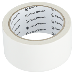 Vävtejp, vit silvertejp, 50 mm x 10 m