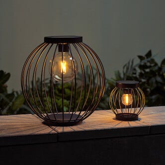 Northlight solcellslykta metall, utomhus