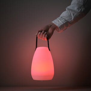 Lykta solcell uppladdningsbar campinglampa RGB