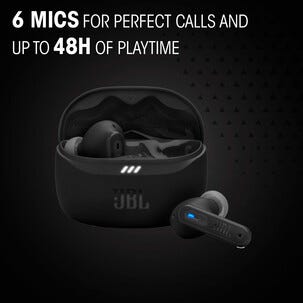 JBL Tune Beam 2 trådlösa in ear-hörlurar med mikrofon
