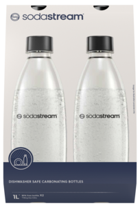 SodaStream Fuse Pullo, konepestävä 1 litra, 2 kpl