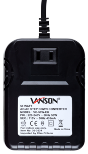 Välimuuntaja/konvertteri 230–110 V