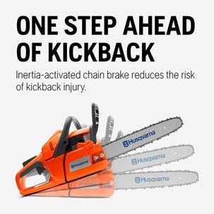 Husqvarna 120 Mark II bensindrevet motorsag, 1,4 kW, 35 cm