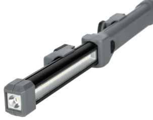 Ladattava LED-työvalaisin, kääntyvä valonheitin