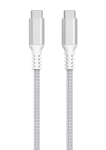 Stoffkledd USB C kabel 3m USB-C til USB-C Clas Ohlson
