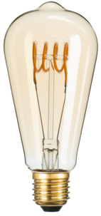 Northlight retro LED-pære med skumringsrelé